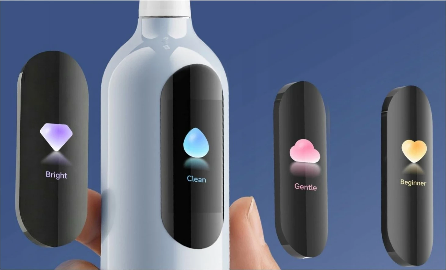 Furçë dhëmbësh sonike Dreame F02 Pro, 2000mAh, 4 mënyra pastrimi, 6 koka, blu