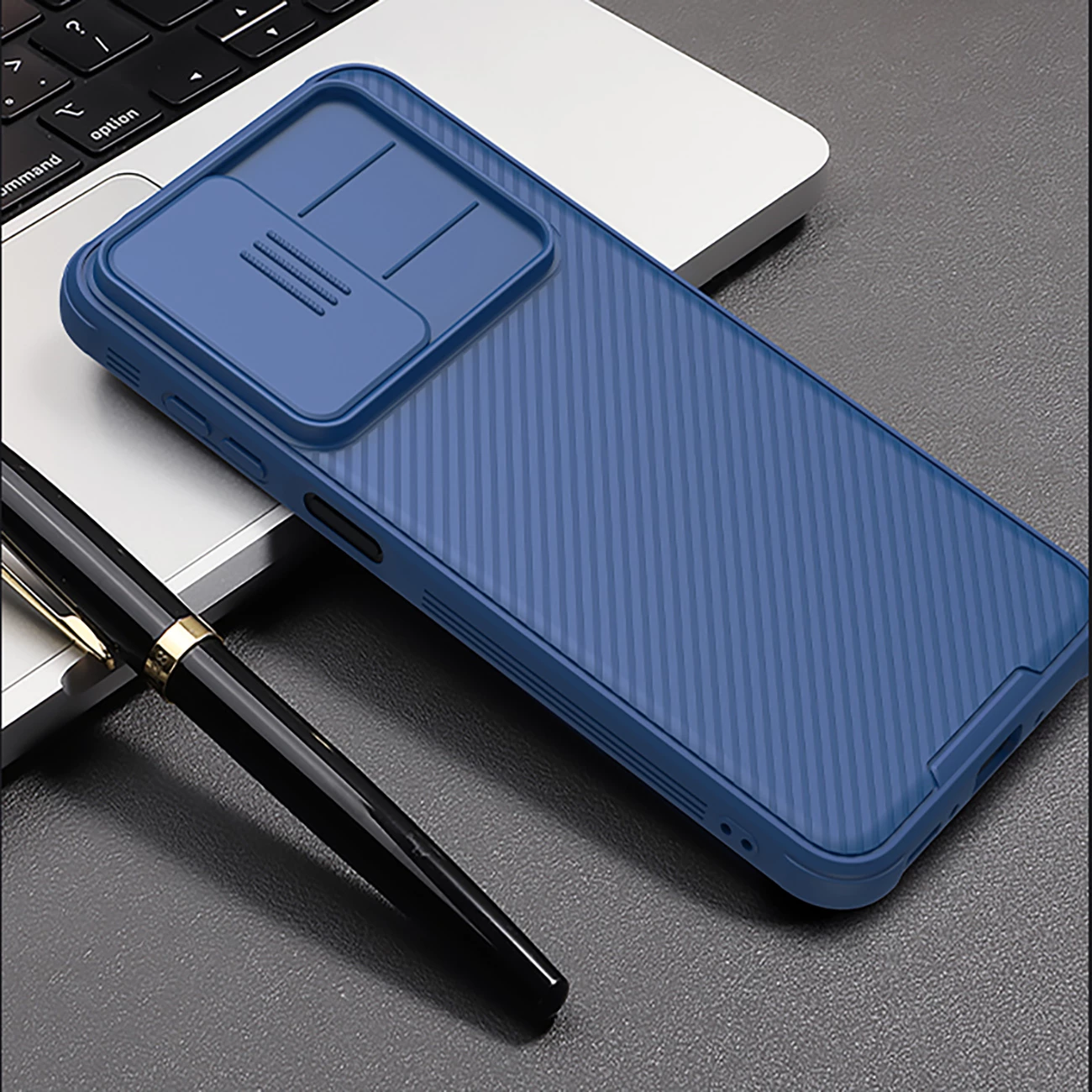 Mbështjellës Nillkin CamShield Pro për Samsung Galaxy A26 5G, Kaltër