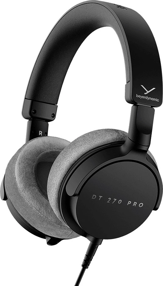 Kufje beyerdynamic DT 270 PRO, over-ear të mbyllura, me kabllo 3.5mm, gri/zi