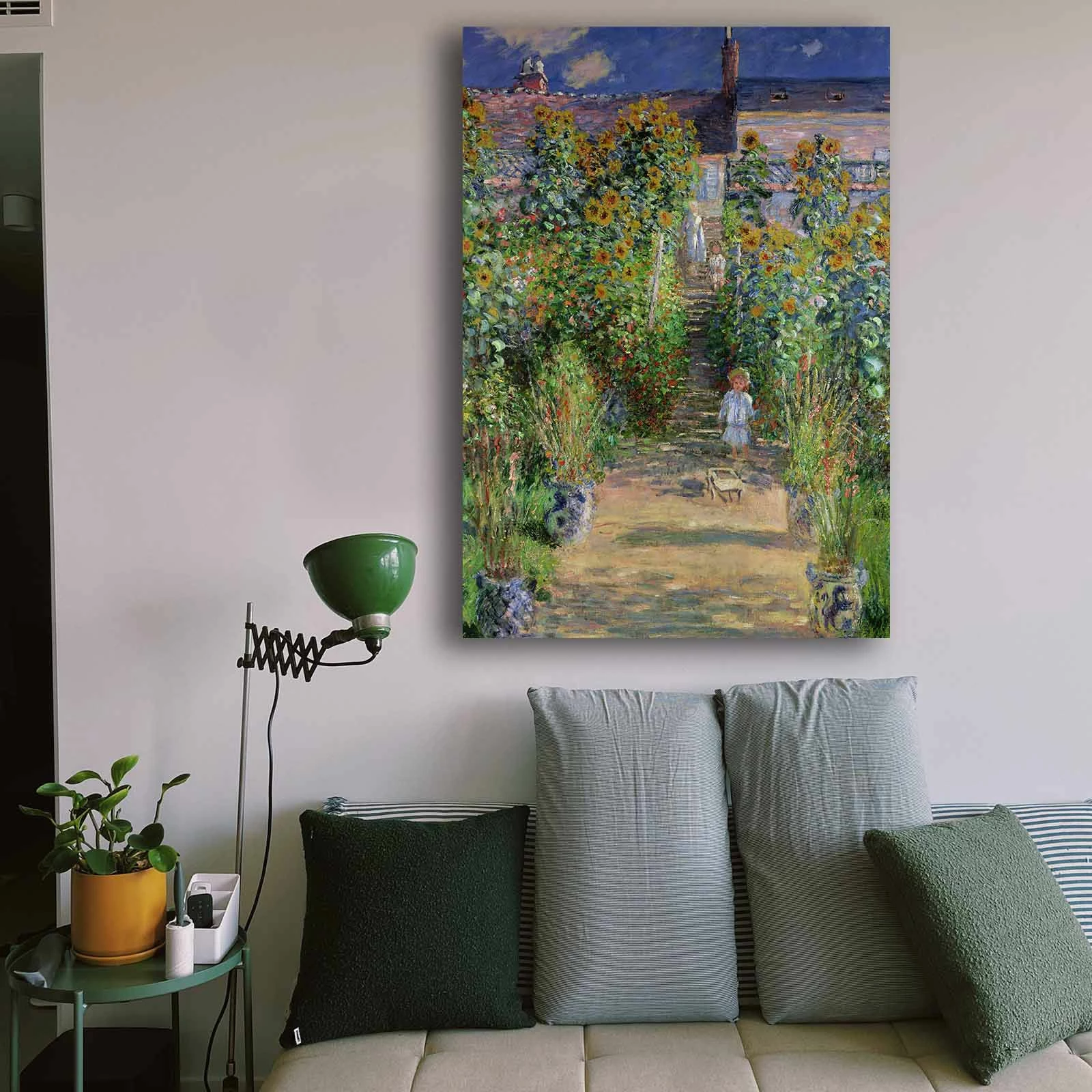 Pikturë dekorative në kanavacë, shumëngjyrëshe, Monet, 70x100cm