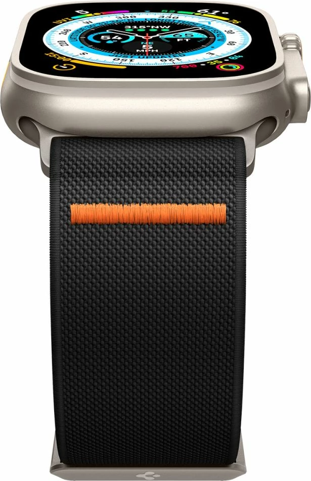 Rrip Spigen Fit Lite Ultra për Apple Watch 4/5/6/7/8/9/SE/Ultra (42/44/45/49 mm), i zi 4