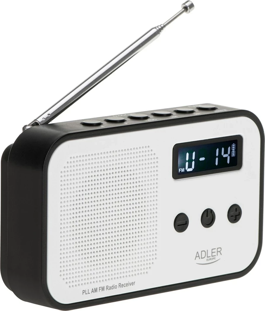 Radio Adler AD 1907, Portativ, Bardhë