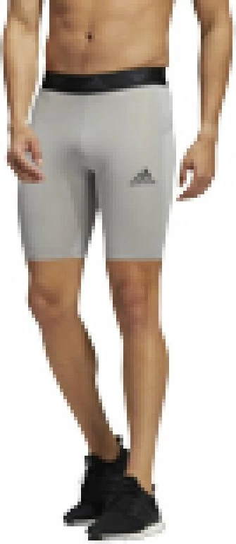 Pantallona sportive të shkurtra për meshkuj adidas, ngjyrë gri [Madhësia: S]