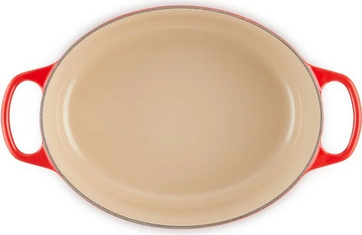 Tenxhere Le Creuset 21178290602430, 4.7L, ovale, gize, cherry red