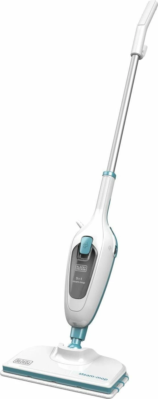 Mop me avull 5-në-1 Black+Decker FSMH13E5 1300W 0.38L kabllo 6m, i bardhë, set me aksesorë