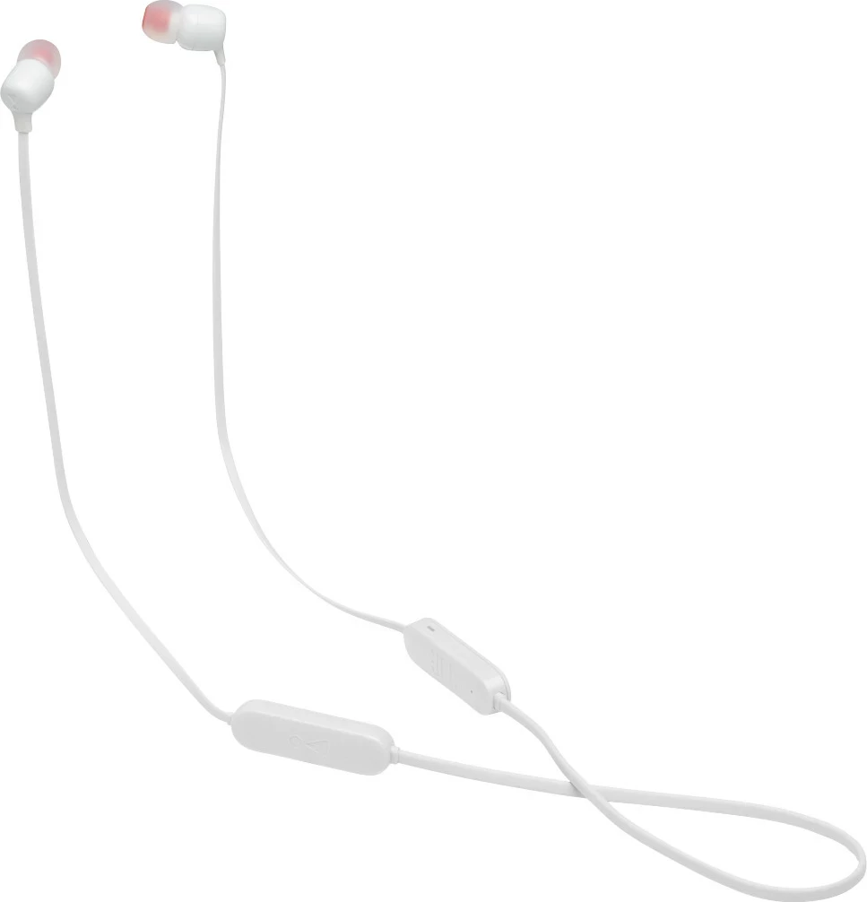 Kufje JBL Tune 125BT Bluetooth in-ear, Pure Bass, 16h bateri, të bardha