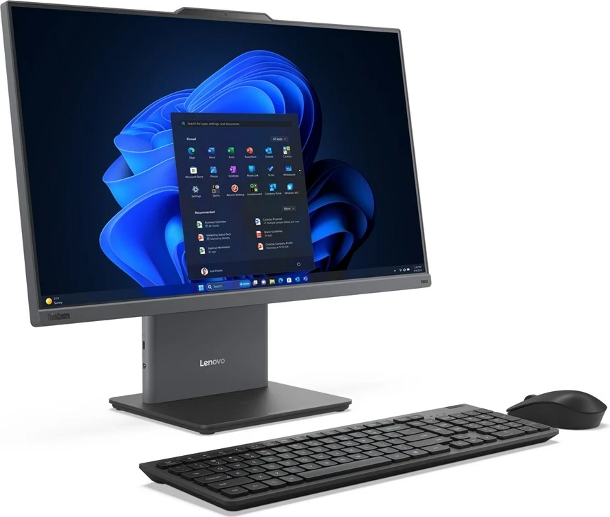 Kompjuter All-in-One Lenovo ThinkCentre neo 50a 24 Gen 5, Intel Core i5-13420H, 16 GB RAM, 512 GB SSD, 23.8" Touch, Gri