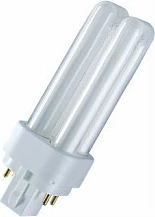 Llambë kursyese Osram DULUX D/E 10W/830, G24Q-1, 3000K, dimmable