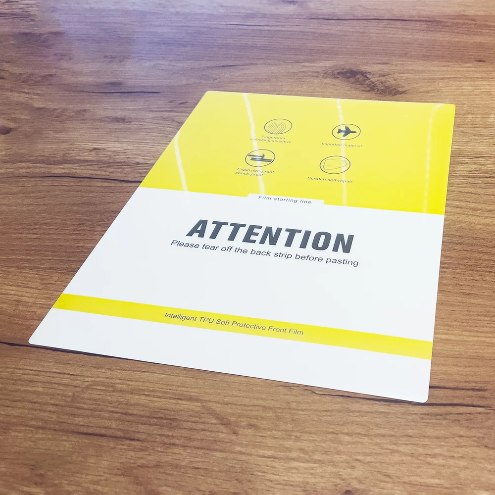 Fletë mbrojtëse hidrogel për tabletë Hurtel, 20 copë, 29 cm x 22.5 cm, Transparente