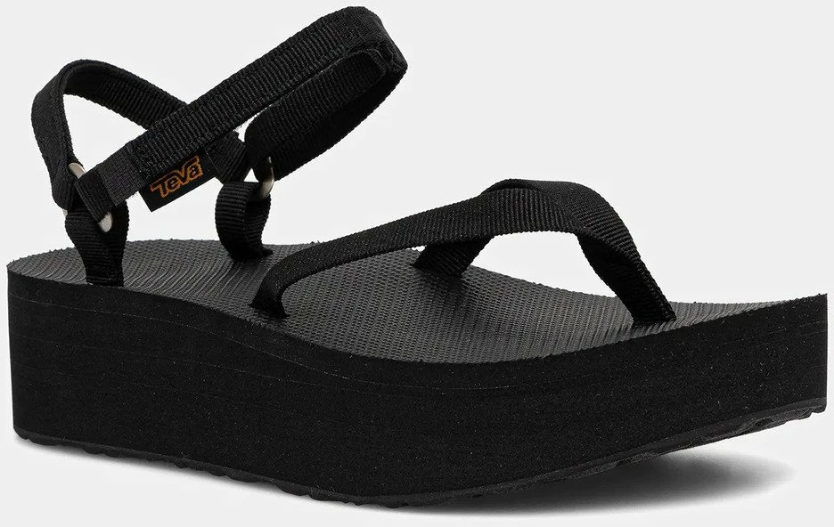 Sandale sportive për femra Teva W'S Flatform Sandal Slim 1164630, madhësia 38, të zeza