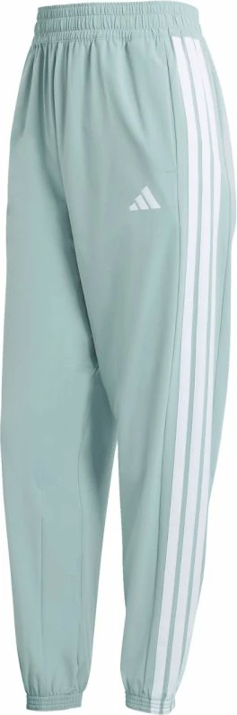 Pantallona sportive adidas Workout Essentials 3-Stripes Woven për femra, mint [Madhësia: XS]