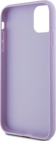 Mbështjellës Guess Sequin Script Metal për iPhone 11/XR, vjollcë