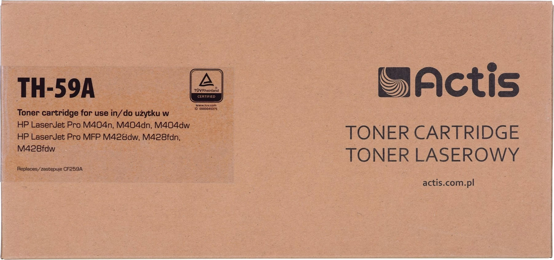 Toner zëvendësues Actis TH-59A për printer HP CF259A, Supreme, i zi