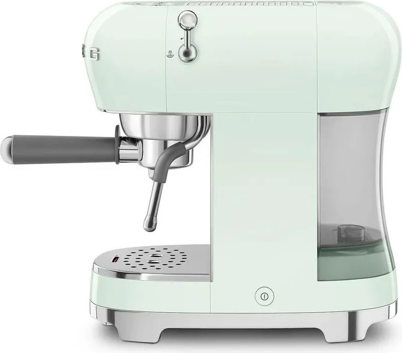 Makinë espresso Smeg ECF02PGEU, 15 bar, 1350 W, rezervuar 1 L, pastel green