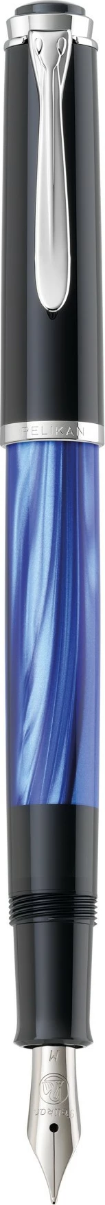 Stilograf Pelikan M205, medium, ngjyrë blu mermeri