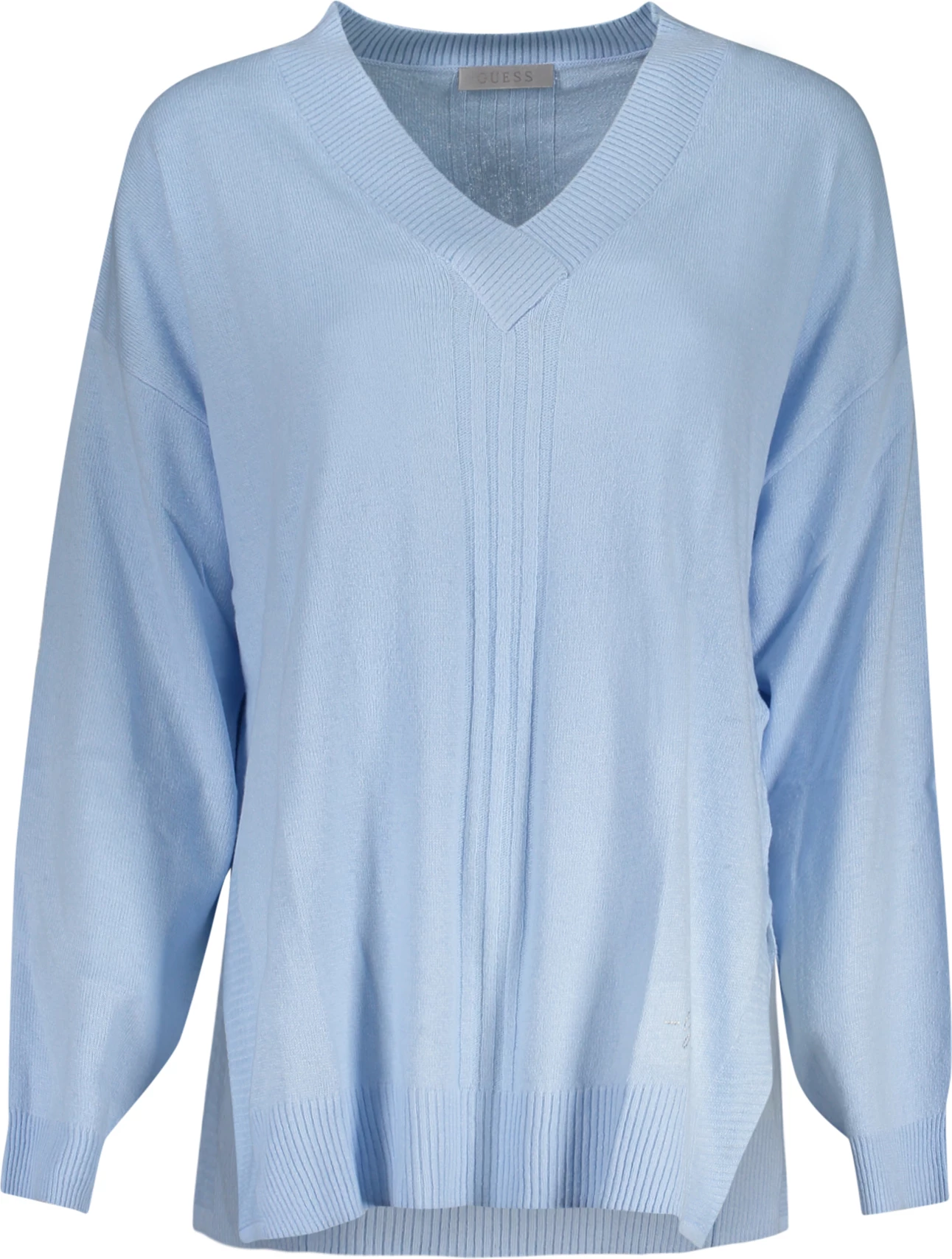 Xhemper femra GUESS JEANS, blu e hapur