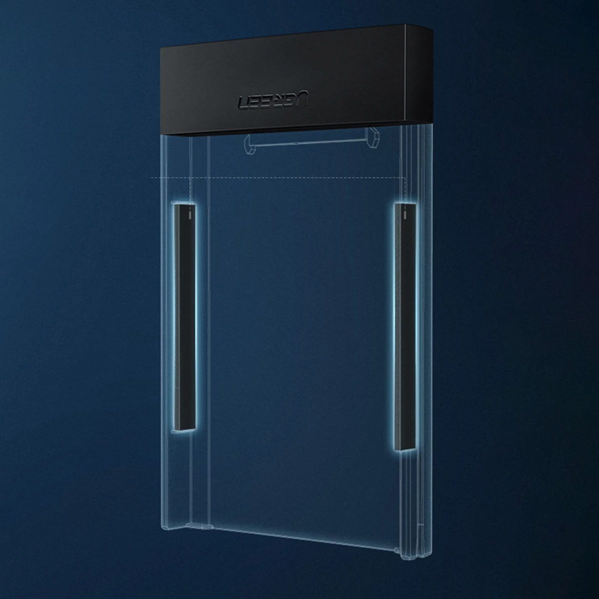 Kasë Ugreen CM237 për SSD/HDD 2.5", USB 3.0 SATA, e zezë