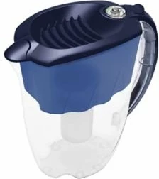 Kanarë filtri uji Aquaphor Ideal 2.8 L (1.5 L ujë i filtruar), indikator mekanik, filtër 1 copë, navy