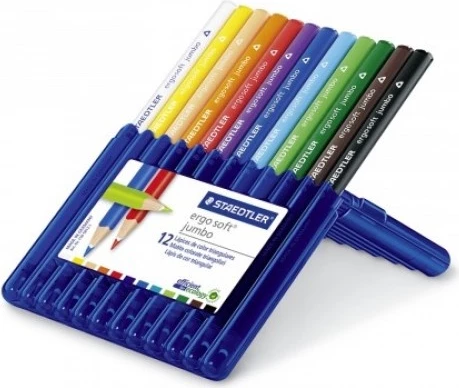 STAEDTLER ErgoSoft Jumbo – Set Lapsash me Ngjyra 