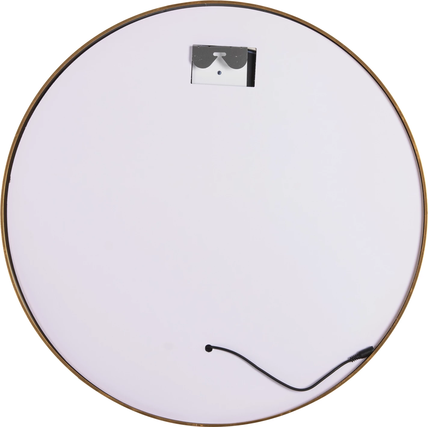 Pasqyrë muri rrethore, kornizë alumini, ngjyrë ari, FH4503.30, ndriçim LED, Φ80cm.