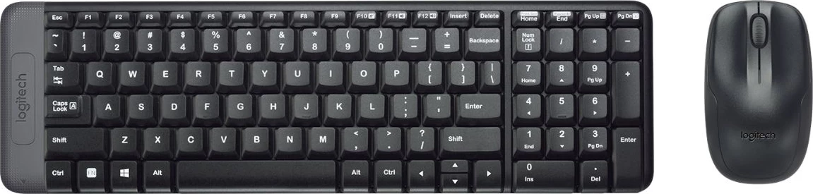 Set tastierë dhe maus Logitech MK220 / 920-003168, US-Int layout, e zezë