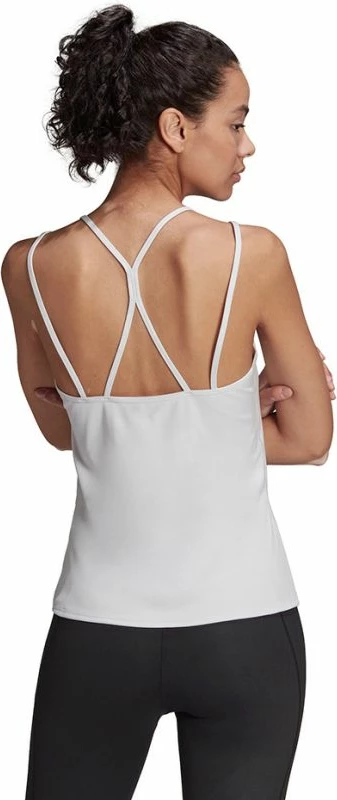 Bluzë sportive për femra Adidas, e bardhë