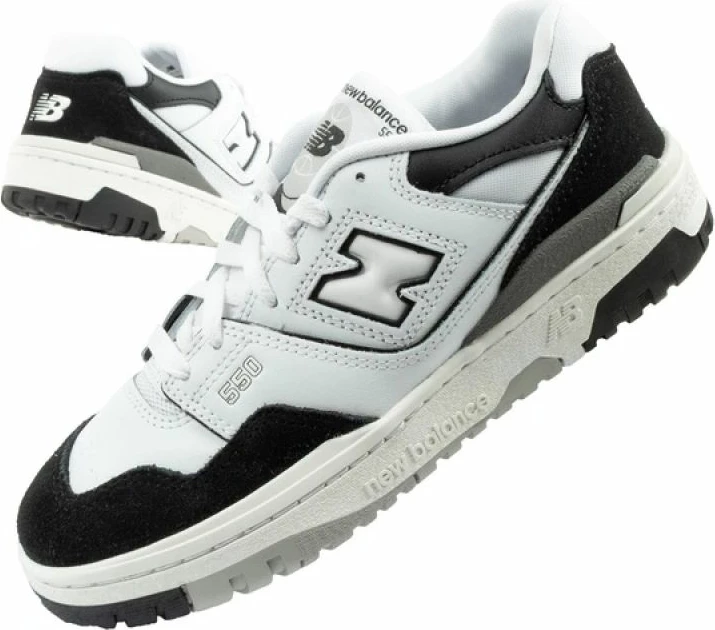 Atlete për fëmijë New Balance 550, të zeza të bardha