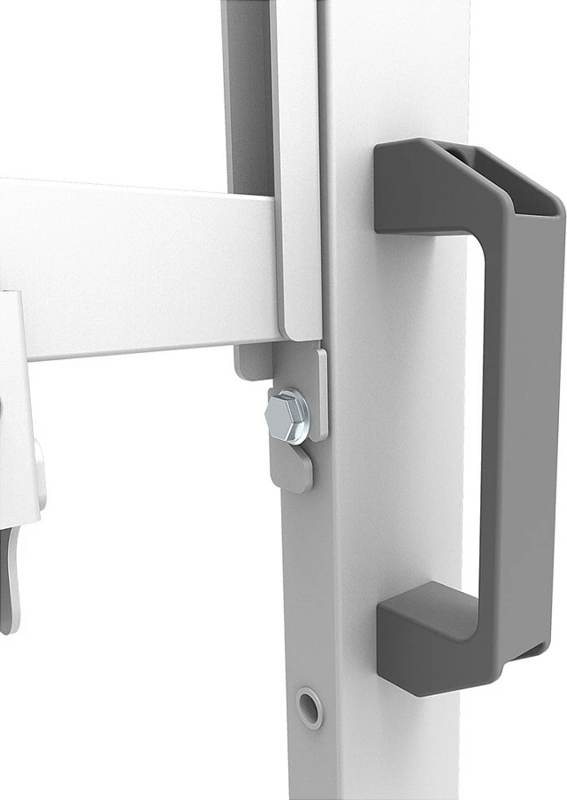 Karrocë multimedia Neomounts FL50-575WH1 MOVE Go XL, për ekran 65"+, VESA, 125 kg, e bardhë
