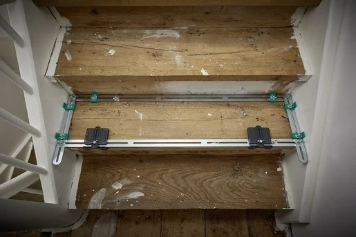 Mjet për shkallë Wolfcraft, 5210000, Çelik inox, E zezë