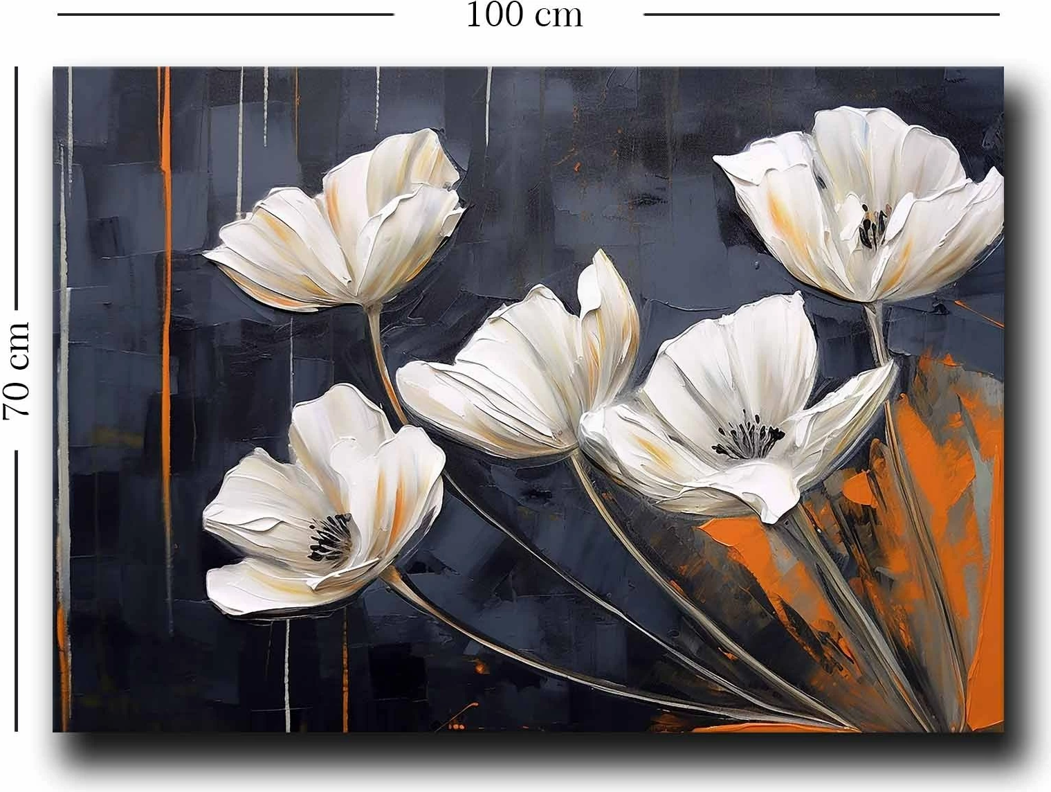 Pikturë dekorative në kanavacë Wallity, shumëngjyrëshe, 70x100cm