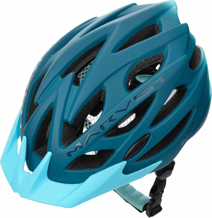 Helmetë biçiklete Meteor Marven 25189, kaltër [Madhësia: Standarde]