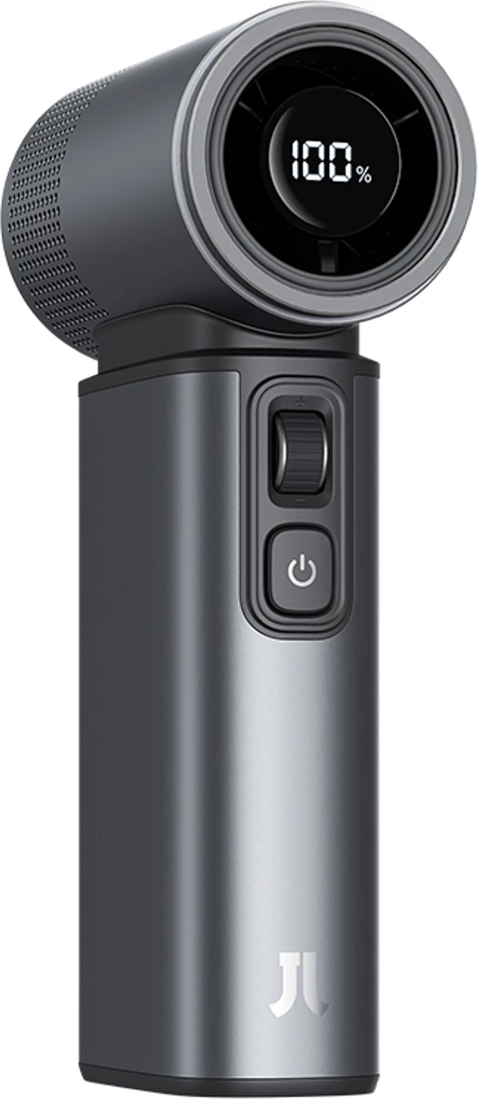 Ventilator dore Jisulife Ultra2 9000mAh 5-në-1 USB-C mini portativ, gri e errët