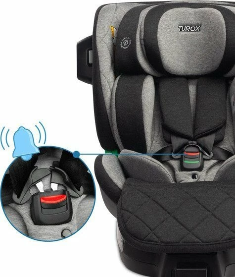 Ndenjëse për veturë Caretero Turox i-Size 40-150 cm, ISOFIX, 360° rrotulluese, Khaki (gjelbër)