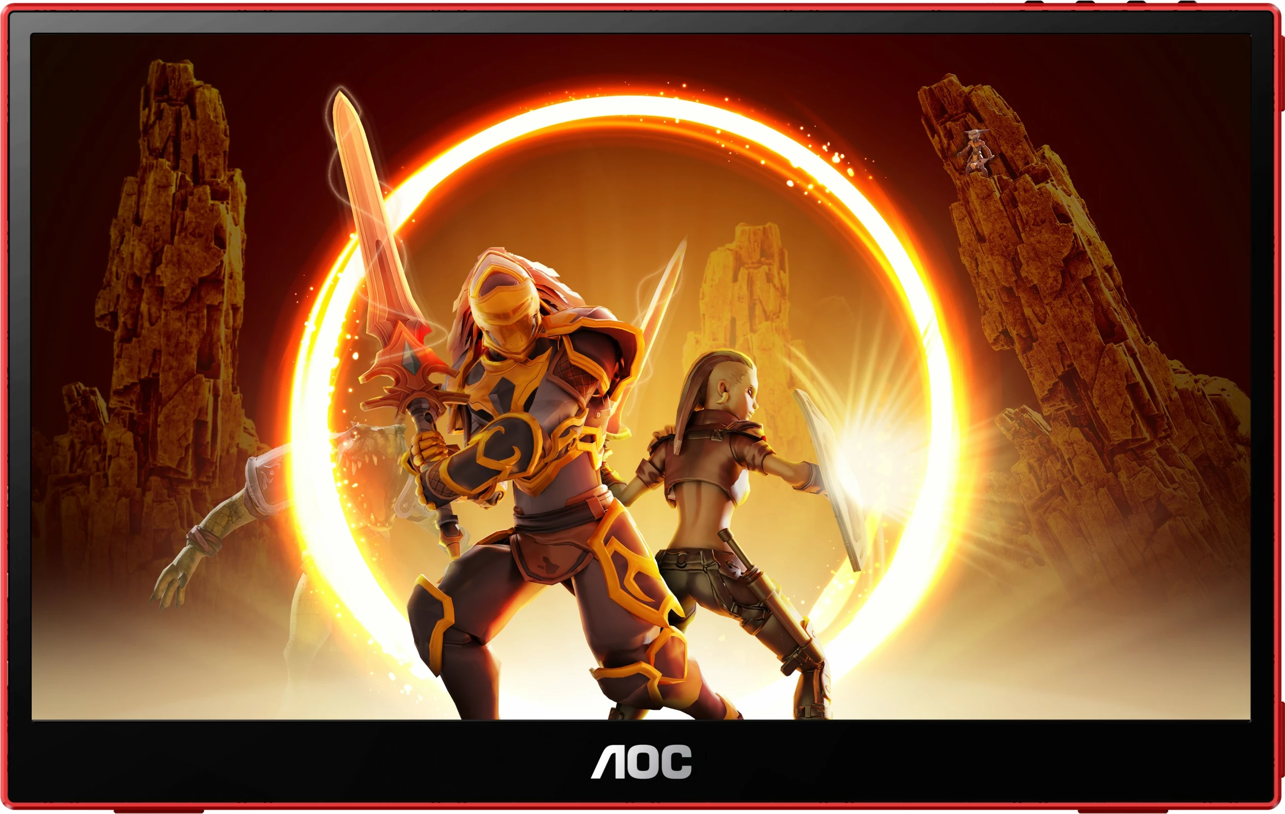 Monitor gaming AOC 16G3, 15.6 inç, Full HD, 144Hz, USB-C, Micro HDMI, i zi