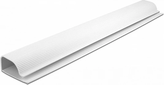 Kanal kabllosh DeLOCK 63×28 mm, 400 mm, set 2 copë, për nën tavolinë, i bardhë