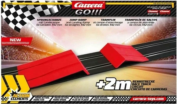 Makina me telekomandë Carrera RC 71599, 6 vjeç, e zezë, e kuqe