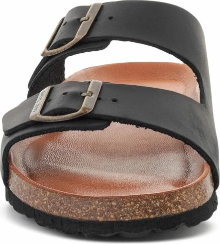 Flip-flopa lëkure për meshkuj Bio Bio Bardo Country 261-78457-02, të zeza [Madhësia: 41]