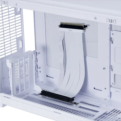 Mbajtëse vertikale për GPU Lian Li DAN Cases A3-mATX, me PCIe riser, e bardhë