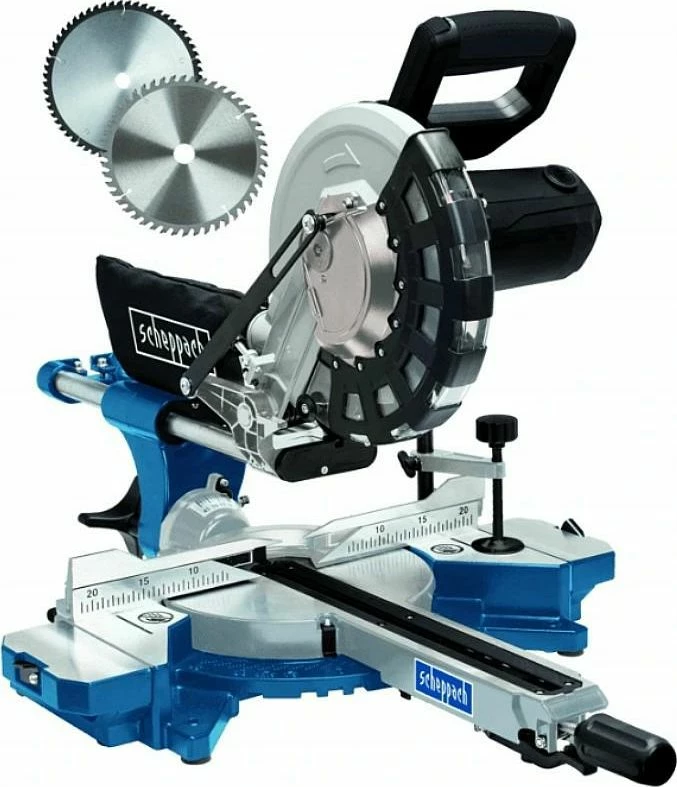 Sharrë këndore rrëshqitëse Scheppach HM254 2000 W disk 254 mm