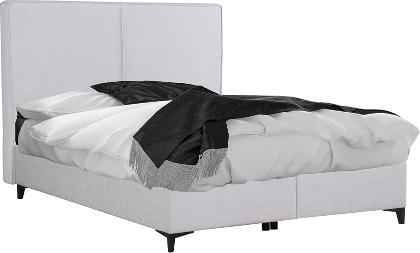 Krevat me hapësirë për depo, ngjyrë e bardhë, 217x160x120cm