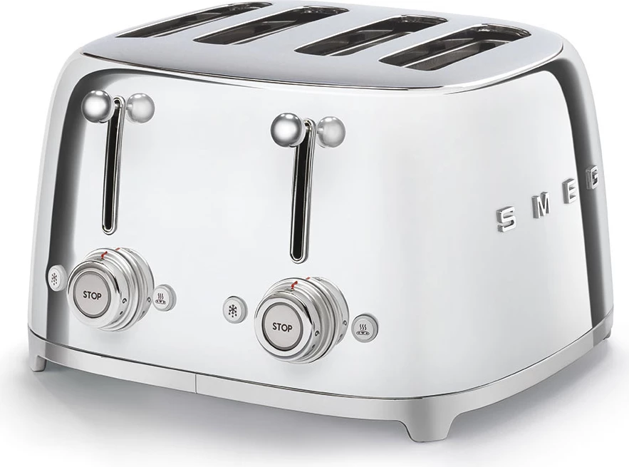 Toster Smeg TSF03SSEU 4-slot 2000W, krom