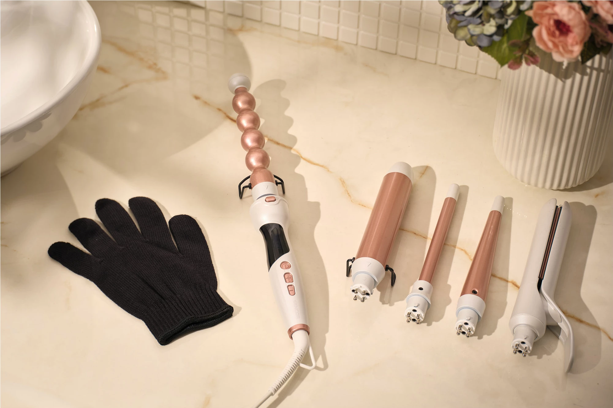 Stilizues per floke 5n1 Sencor SHS 8700RS, roze