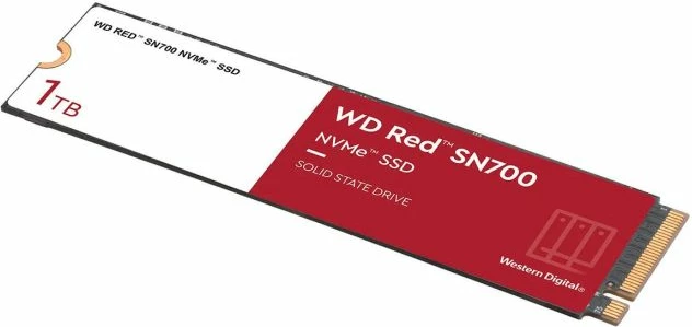 disk SSD NVMe SANDISK WD Red SN700 WDS100T1R0C 1TB M.2 2280 PCIe 3.0, kuqe/bardhë