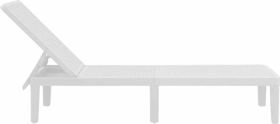 Shezlong Seagull, i bardhë, 191x55x29