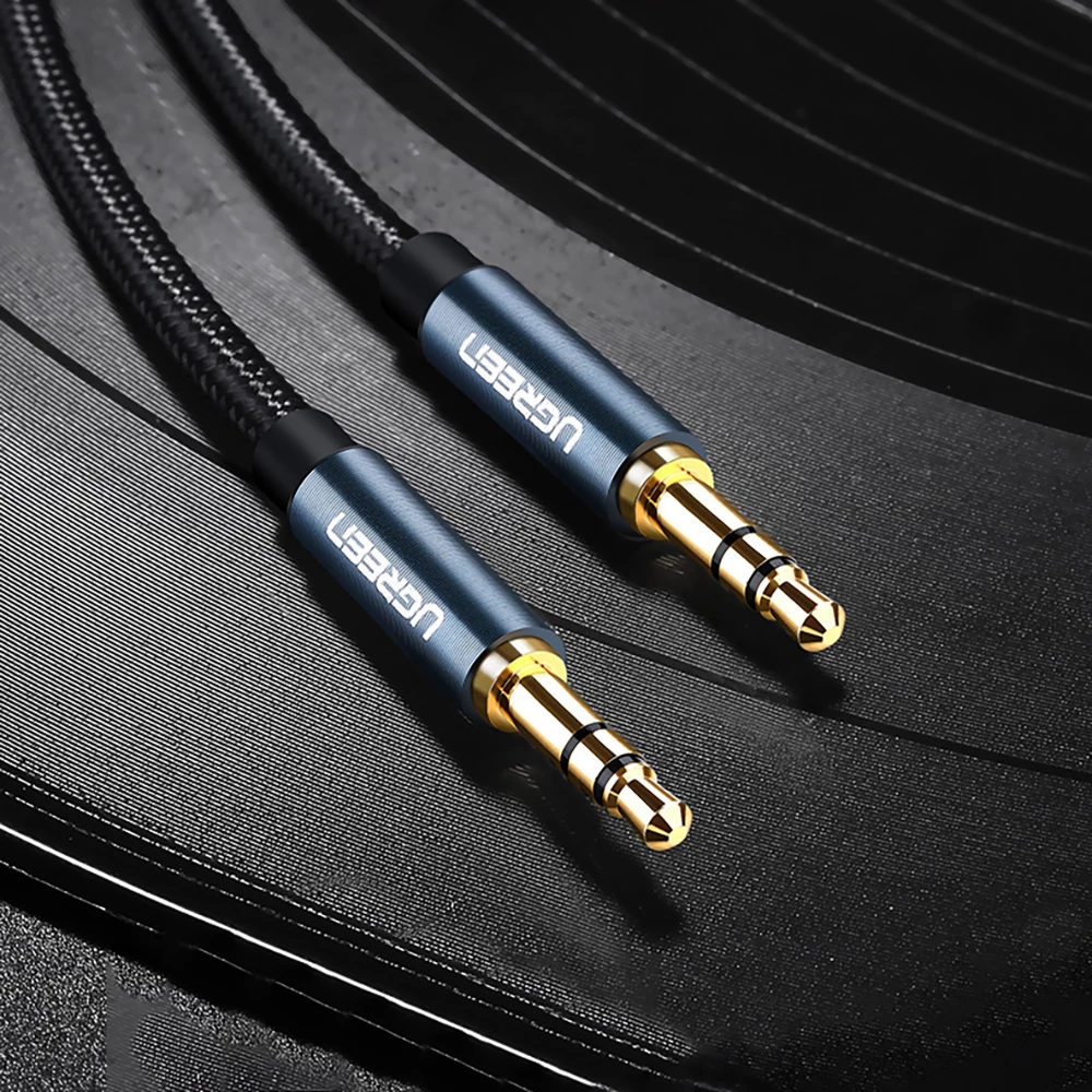 Kabllo audio AUX Ugreen AV112, 2m, mini jack 3.5mm, e zezë
