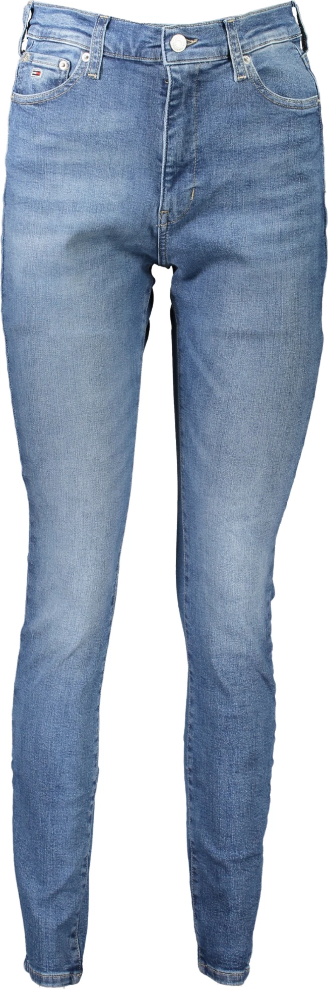 Xhinse për femra TOMMY HILFIGER SYLVIA HIGH SUPER SKINNY, blu