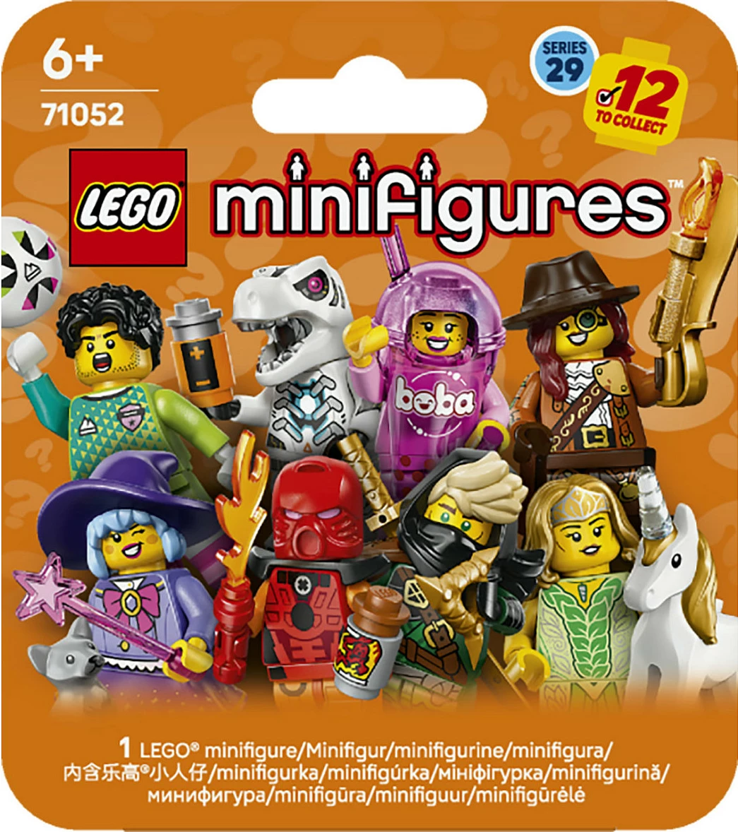 Set LEGO Minifigures 71052, Seria 29, 8 pjesë, multikolor