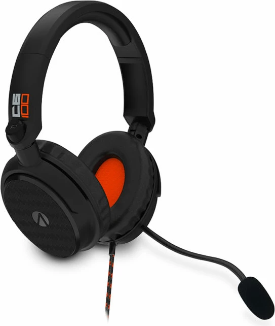 Kufje gaming 4Gamers STEALTH C6-100, me kabllo 3.5mm, stereo, me mikrofon, E zezë