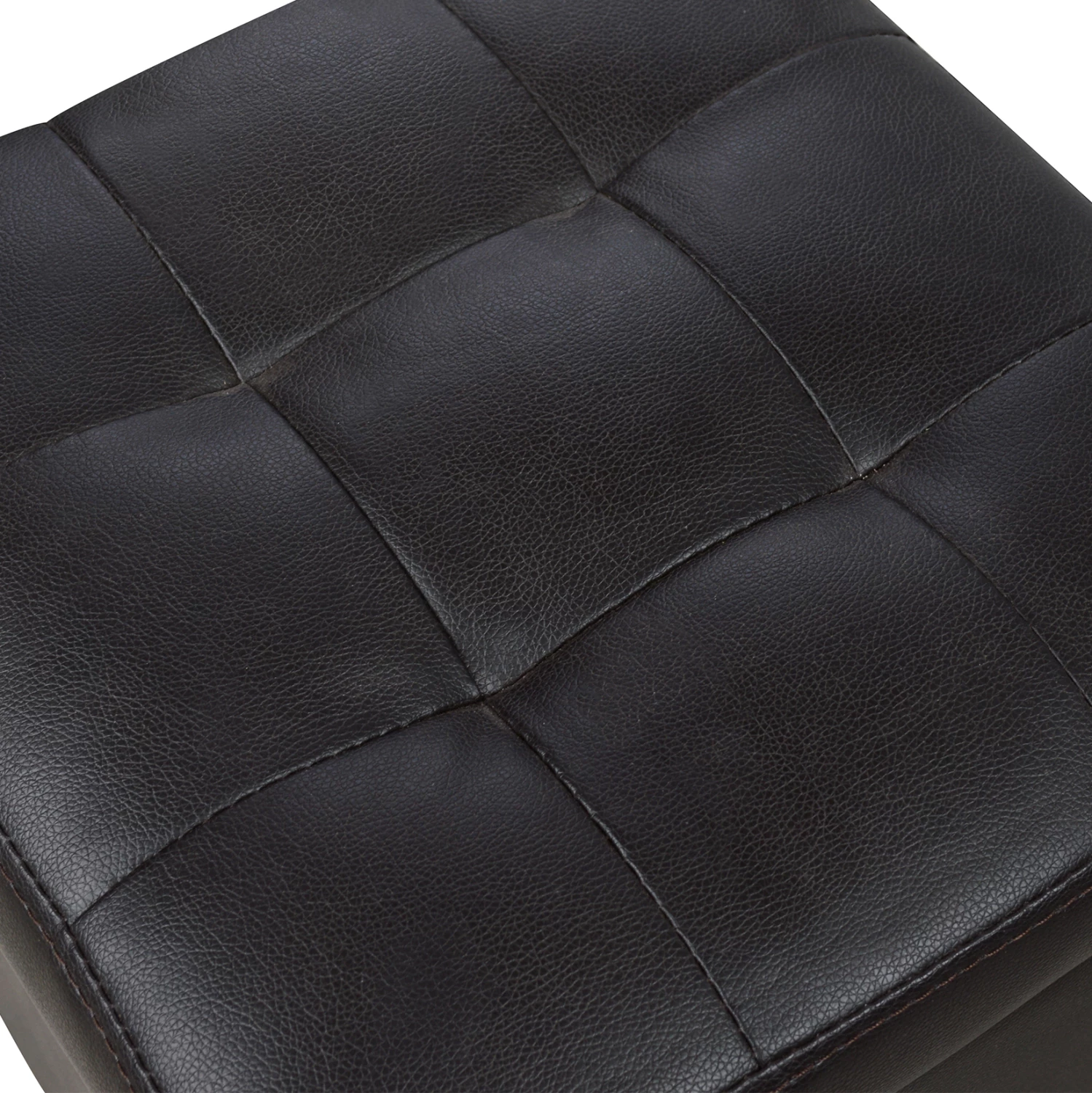 Karrige për bar me hapësirë ruajtëse, kub ngjyrë kafe, FH224.03, 36.5x36.5x36 cm