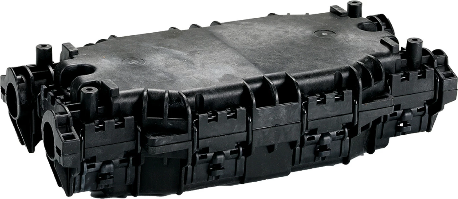 Kuti inline për fibra optike EFB Elektronik 83127.1V2, IP68, deri 24 fije, e zezë